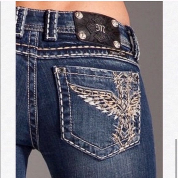 miss me jeans cross pocket